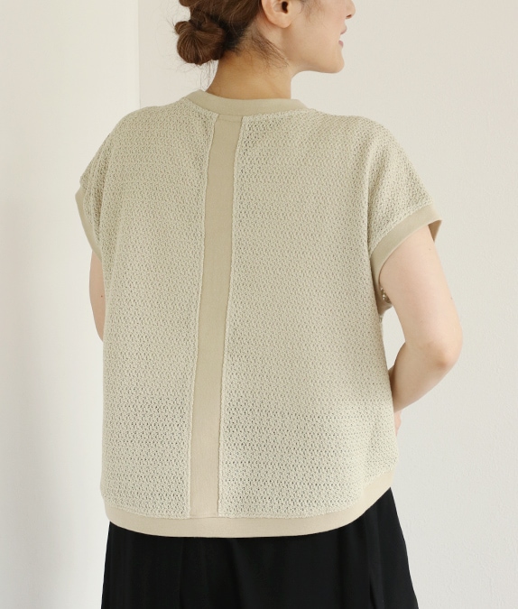 【SALE30％OFF】ラッセルフレンチスリーブベスト