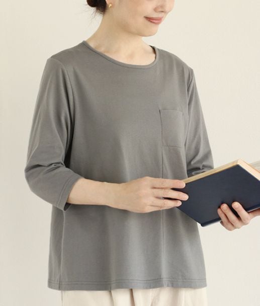 ソフト天竺プルオーバー