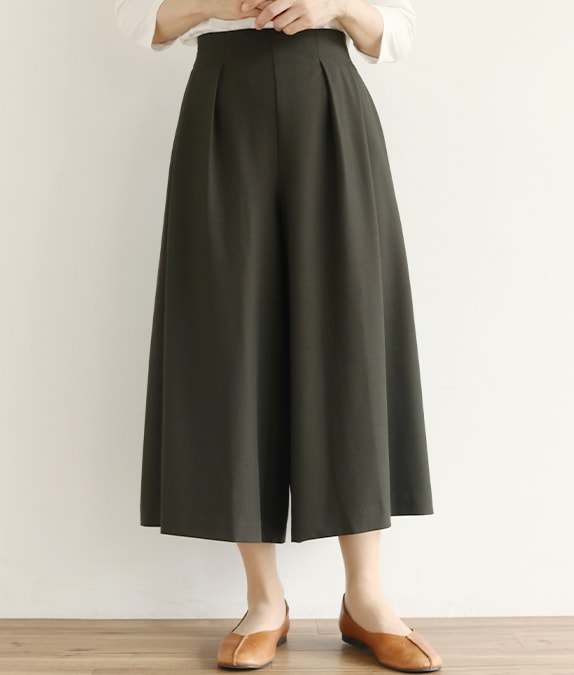 【SALE20%OFF】タックワイドパンツ
