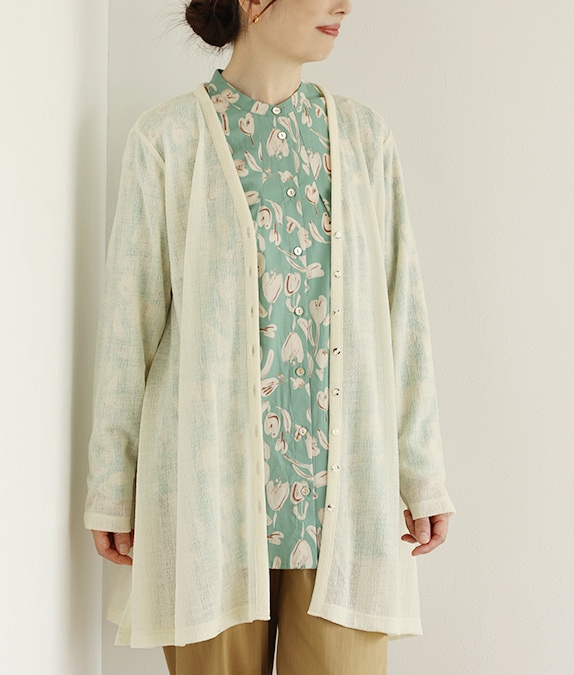 【SALE30%OFF】レーシージャカードカーディガン