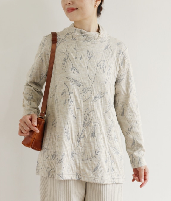 【クリアランスSALE20%OFF】ツイストネックチュニック