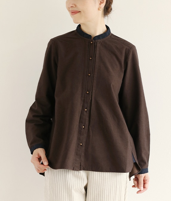 【SALE20%OFF】スウェードネルブラウス