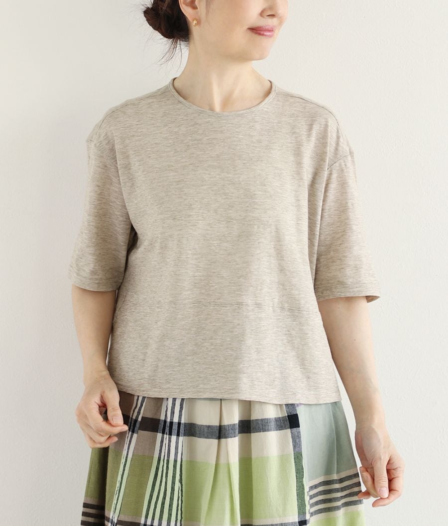 【SALE20%OFF】サーブル天竺ワイドプルオーバー