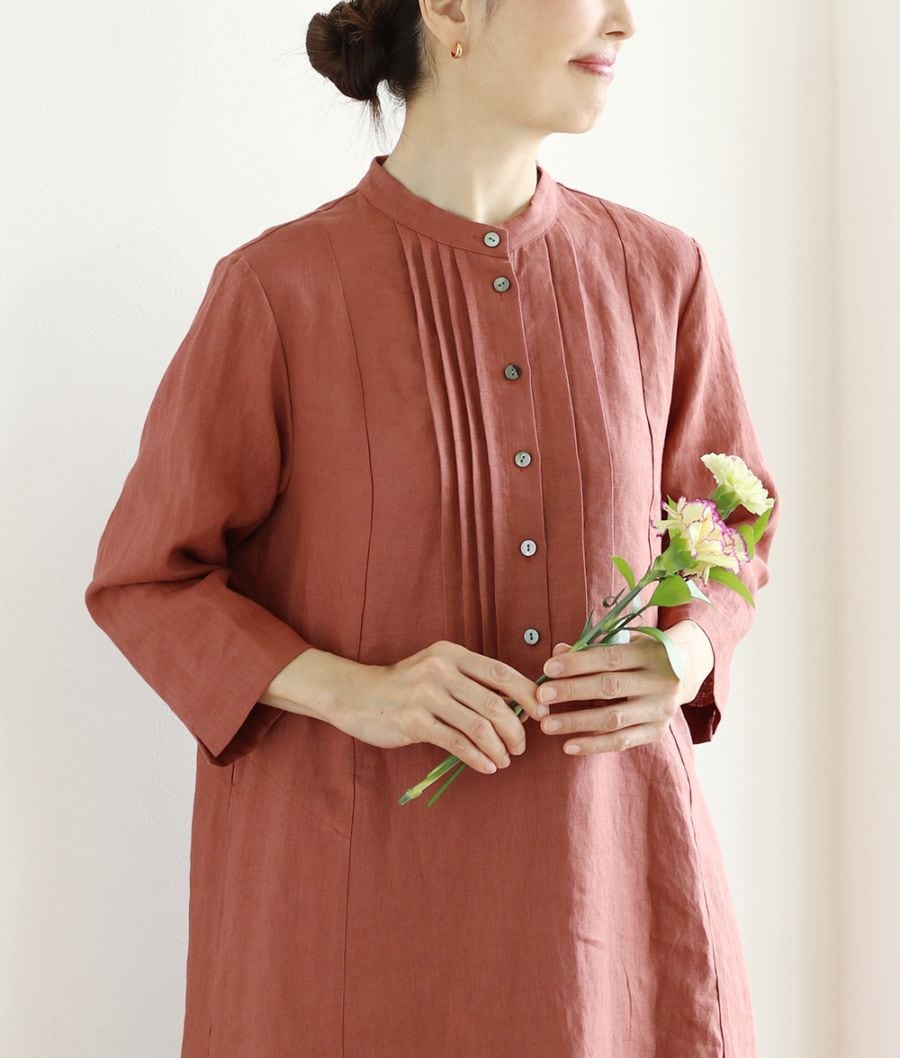 リネンタックワンピース