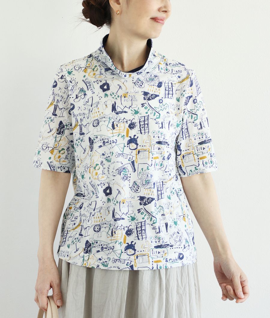 【7/10(金)10：00～◆再値下げSALE30%OFF】らくがきスケッチプルオーバー