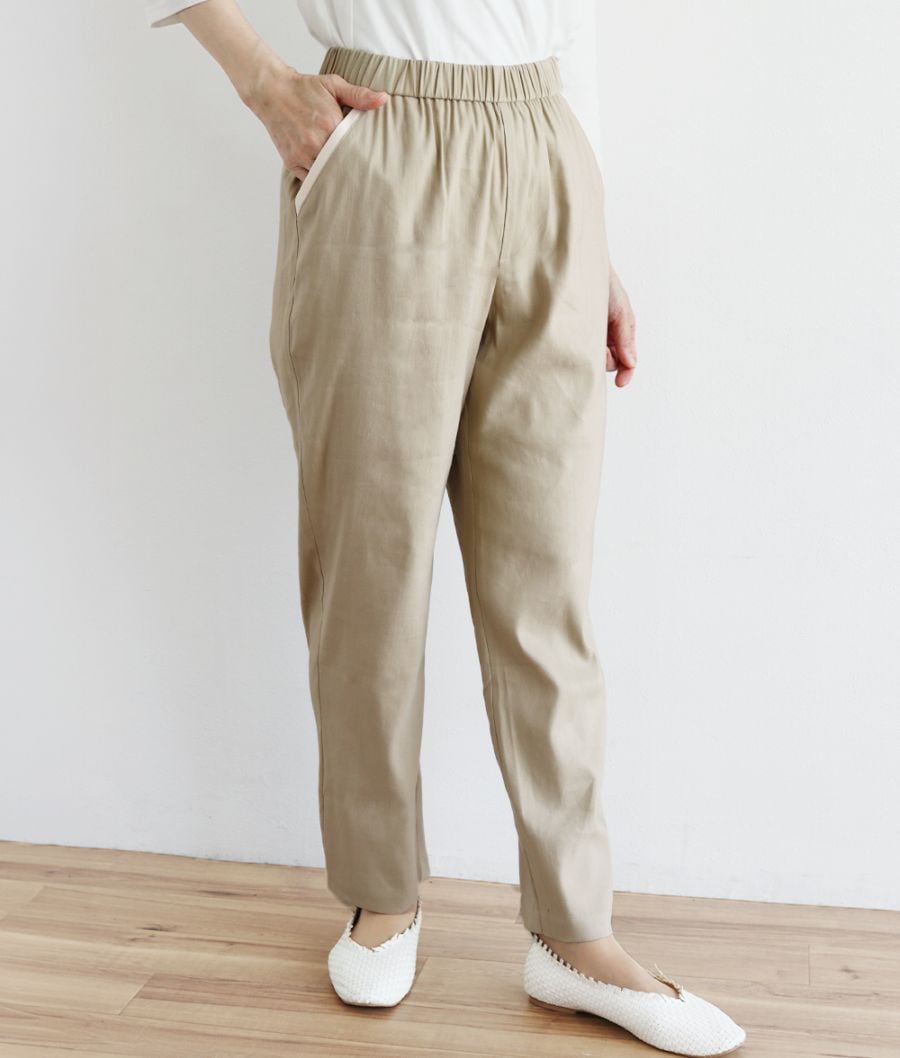 【7/10(金)10：00～◆再値下げSALE30%OFF】パイピングポケットスリムパンツ