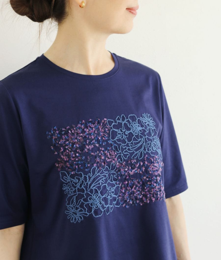 【SALE20%OFF】モール刺繍プルオーバー