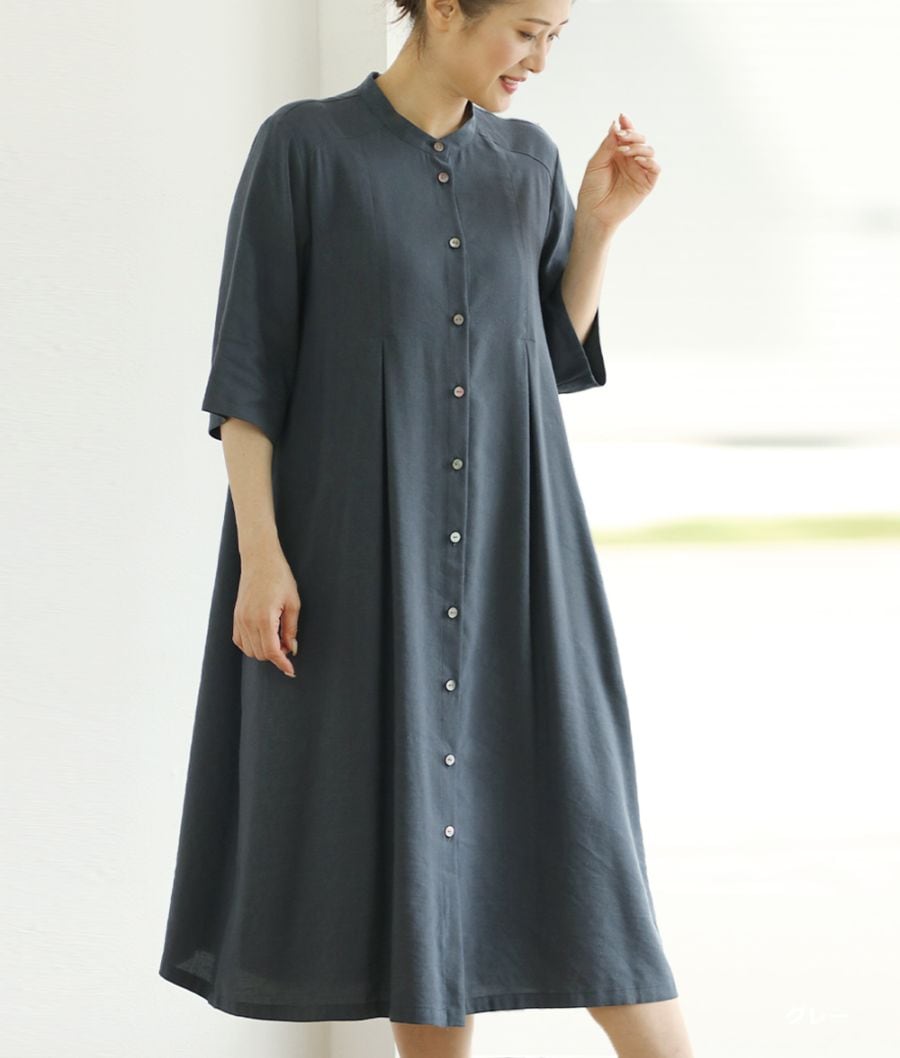 【SALE20%OFF】タックワンピース