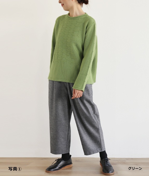 柄編みセーター l 40代・50代からの婦人服 オルウェイズ公式通販