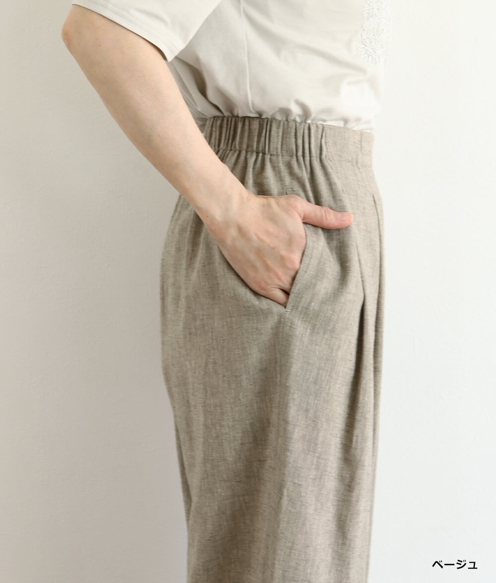 【SALE20%OFF】ダブルタックパンツ