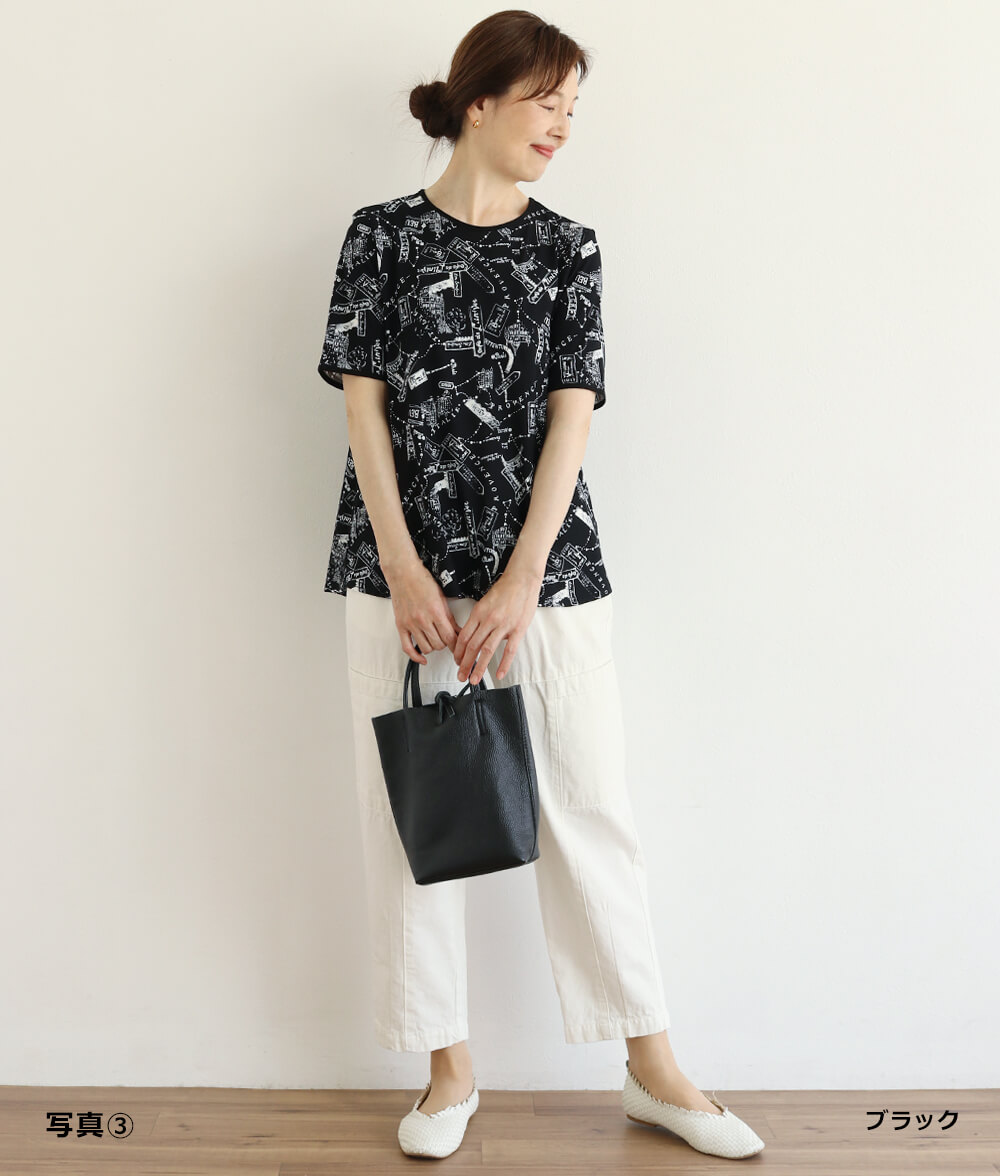 【SALE30%OFF】プロヴァンスプリントTシャツ