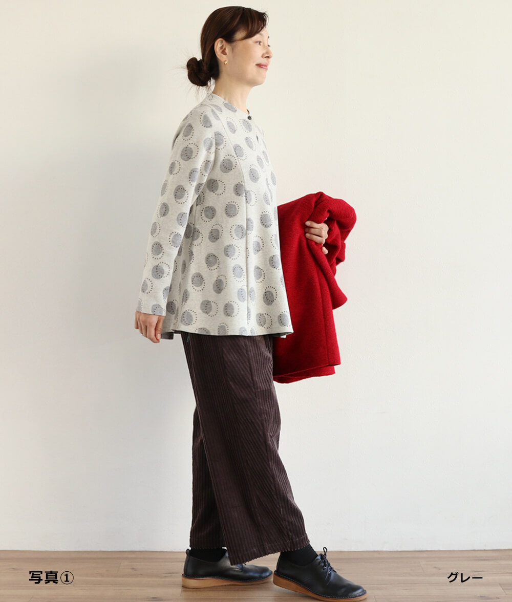 ドットジャカードチュニック