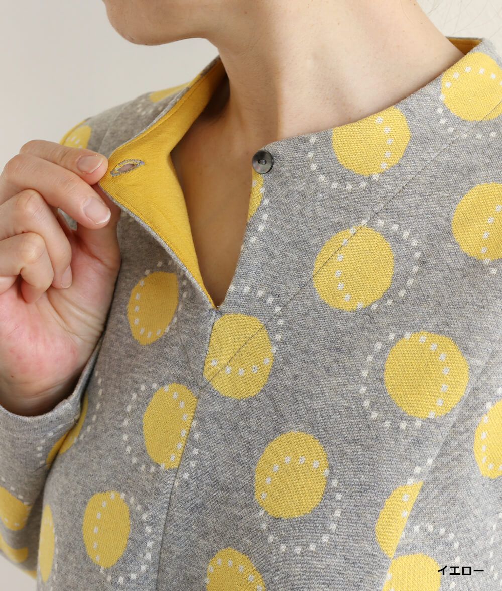 ドットジャカードチュニック