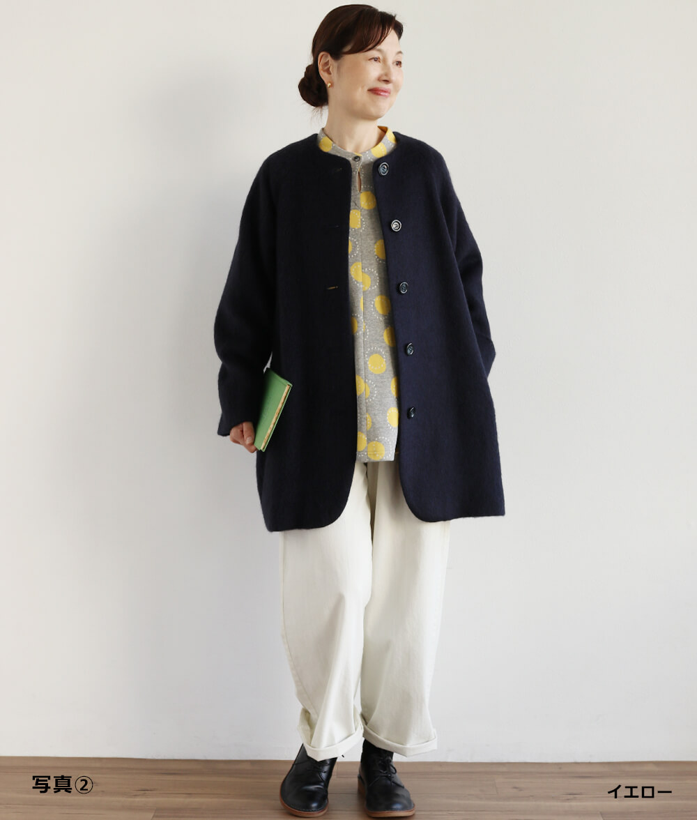 ドットジャカードチュニック