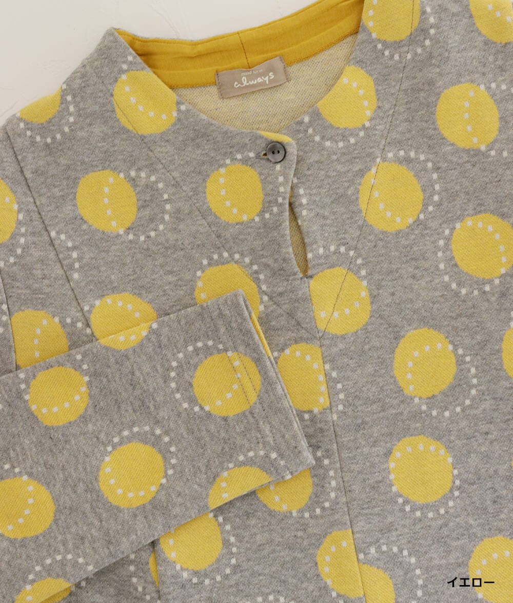 ドットジャカードチュニック