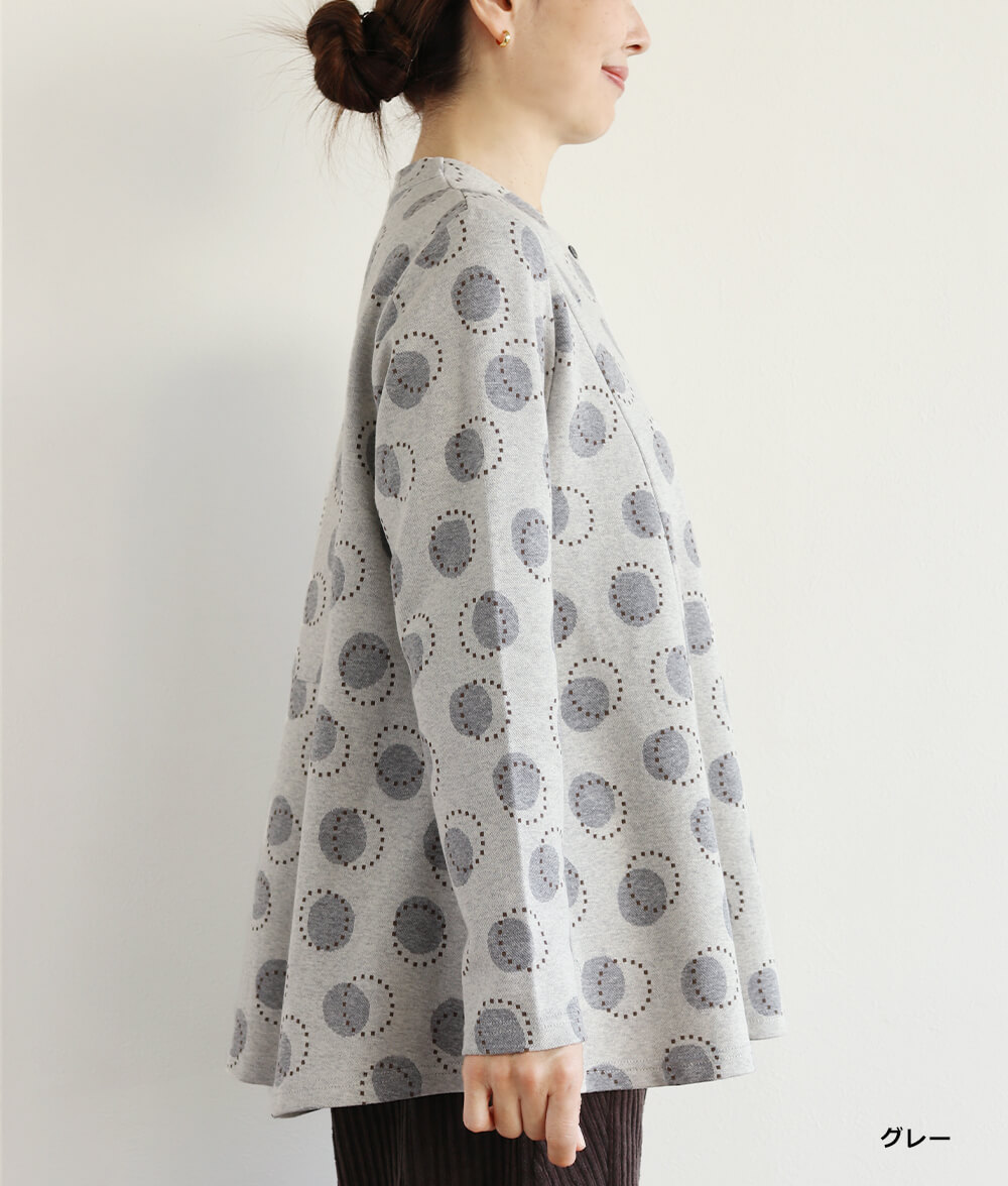 ドットジャカードチュニック