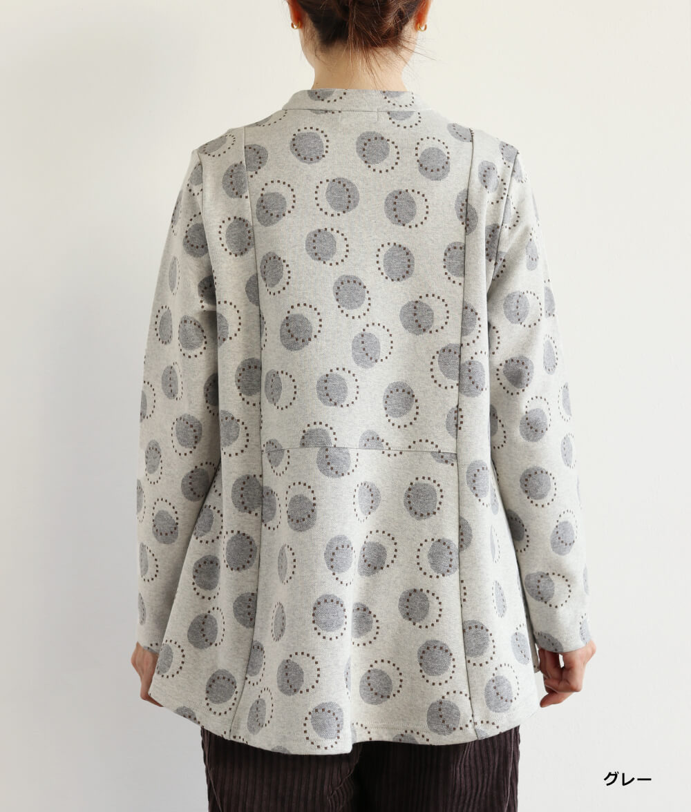 ドットジャカードチュニック