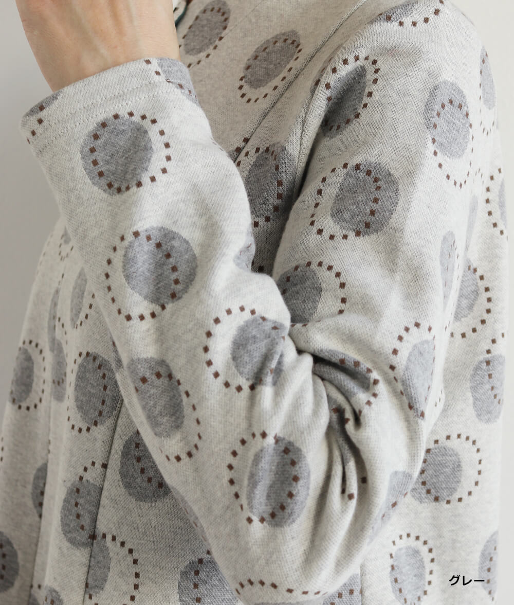 ドットジャカードチュニック