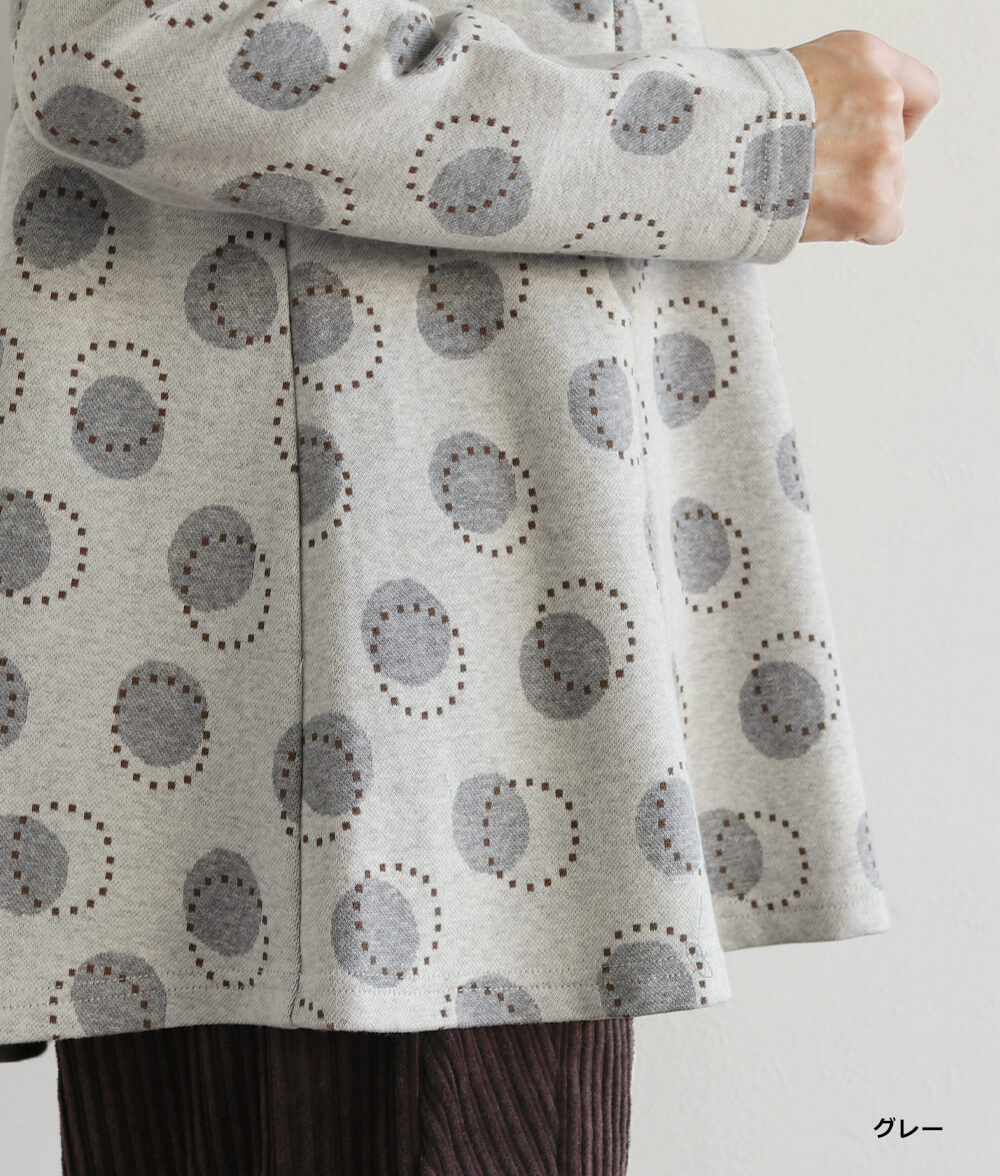 ドットジャカードチュニック