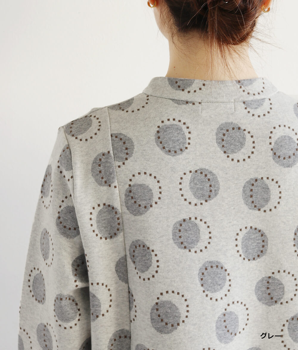 ドットジャカードチュニック
