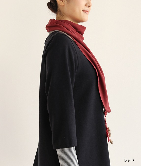 【SALE50%OFF】花モチーフえりまき
