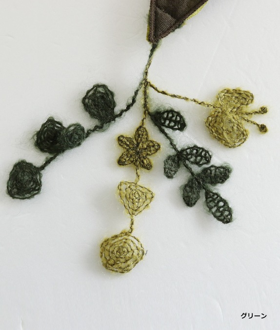 【SALE50%OFF】花モチーフえりまき