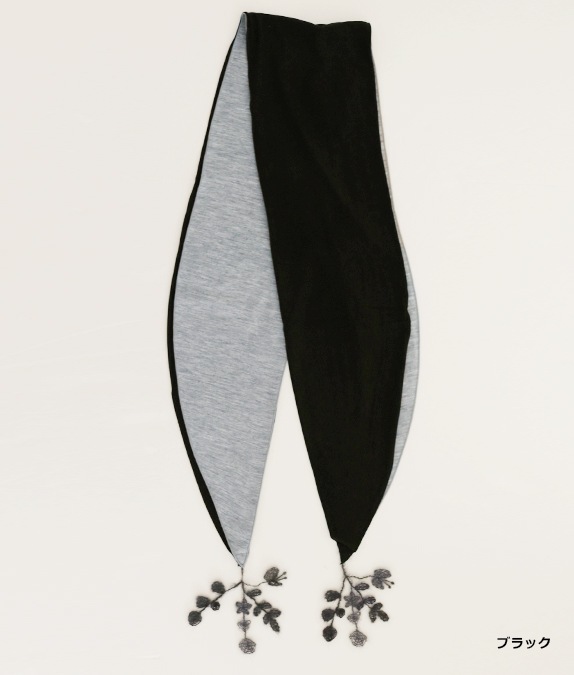 【SALE50%OFF】花モチーフえりまき