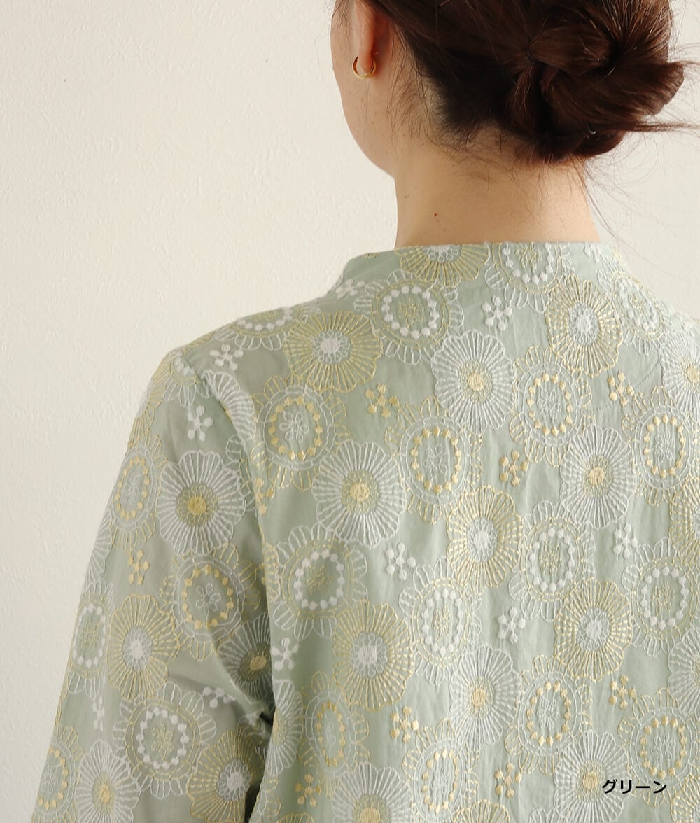 スカラップレースブラウスl 50代・60代からの婦人服 オルウェイズ公式