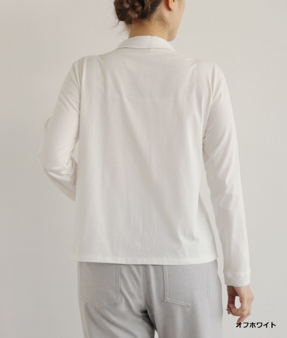 【SALE20%OFF】異素材コンビブラウス