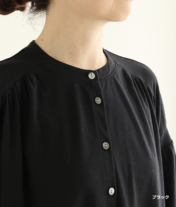 【SALE50%OFF】ウール混天竺ブラウス