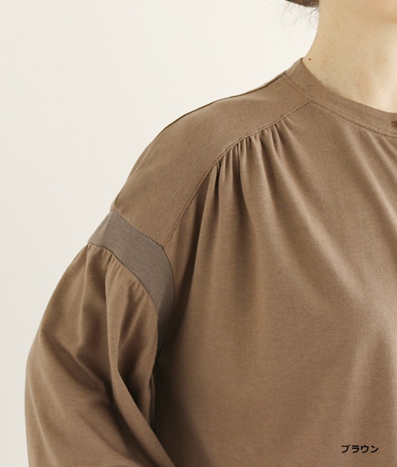 【SALE50%OFF】ウール混天竺ブラウス