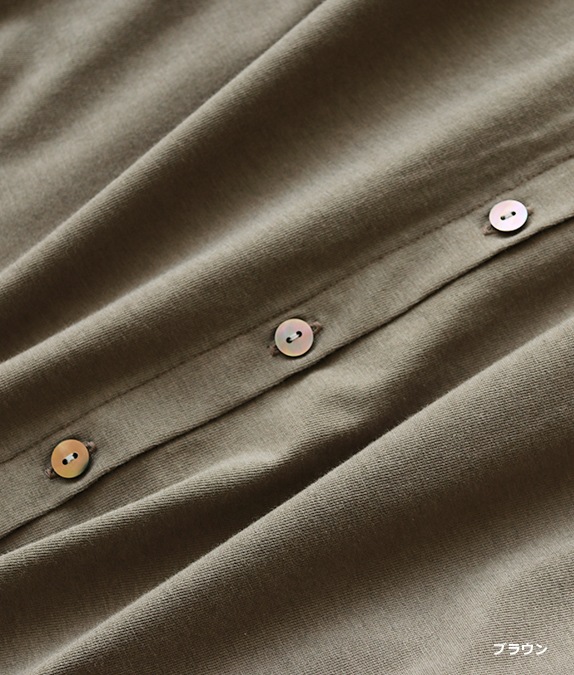 【SALE50%OFF】ウール混天竺ブラウス