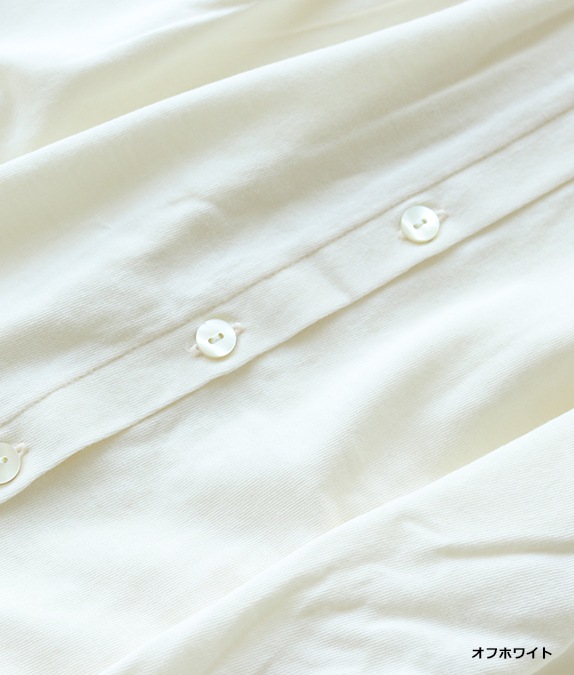 【SALE50%OFF】ウール混天竺ブラウス