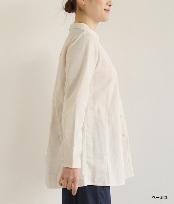 【再値下げ1/14(水)10時～SALE30％OFF】シャツコールブラウス