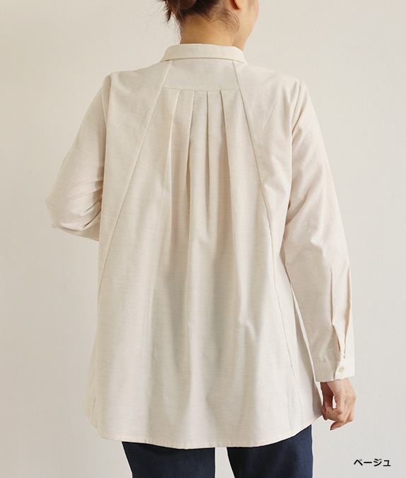 【再値下げ1/14(水)10時～SALE30％OFF】シャツコールブラウス