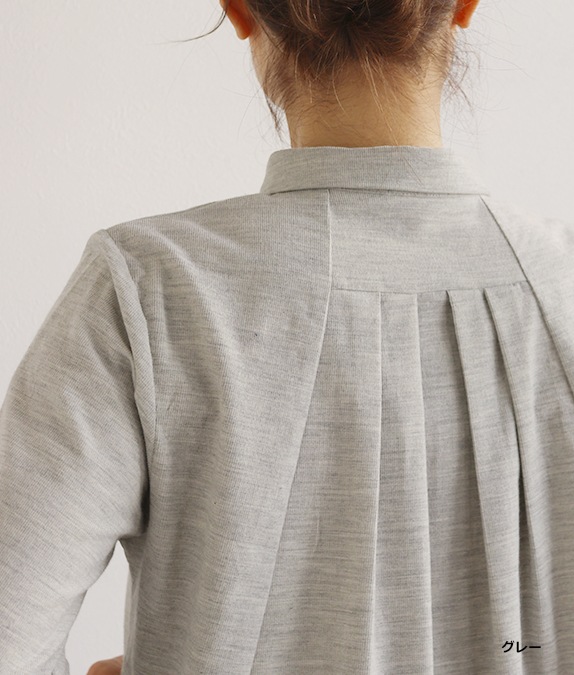 【再値下げ1/14(水)10時～SALE30％OFF】シャツコールブラウス