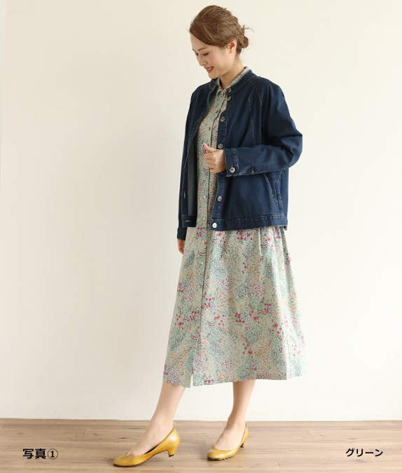 【SALE30％OFF】花ざかりワンピース