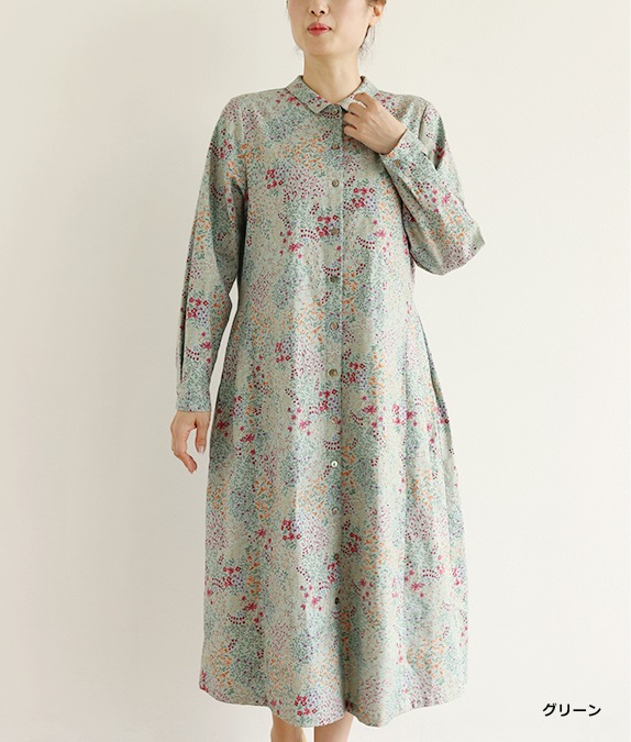 【SALE30％OFF】花ざかりワンピース