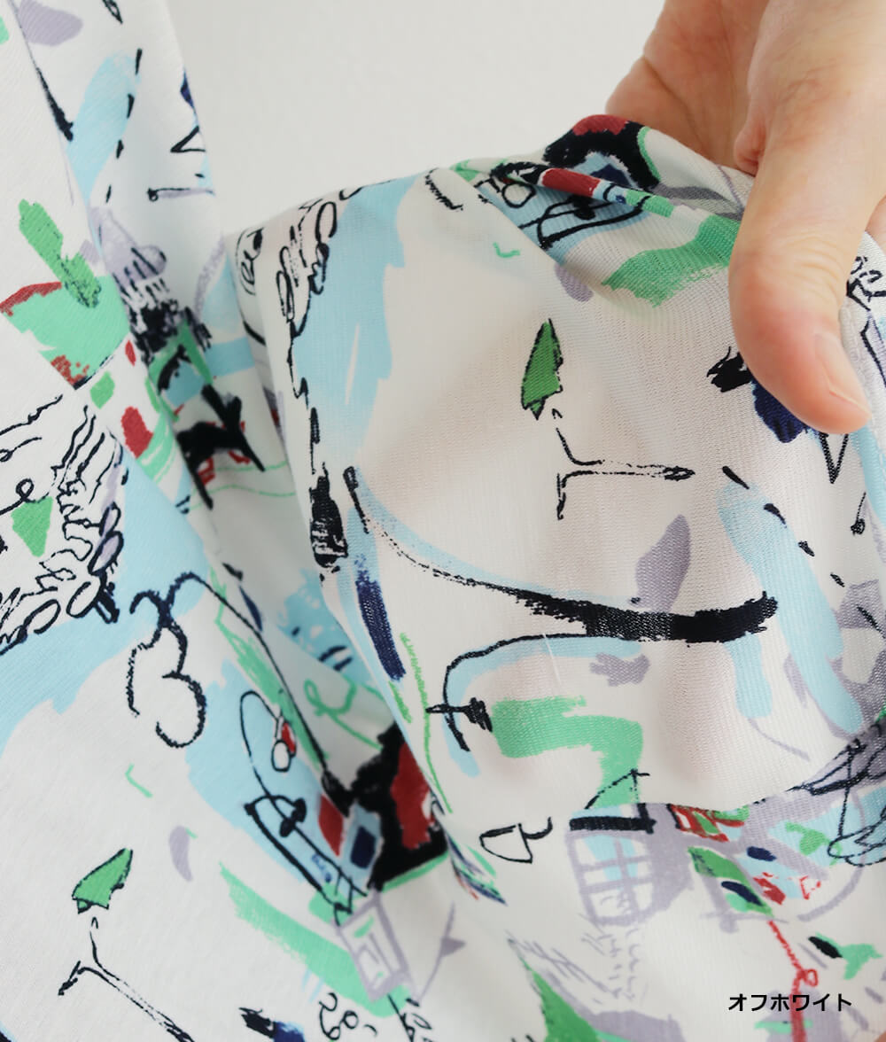 【SALE30%OFF】風景画スケッチチュニック