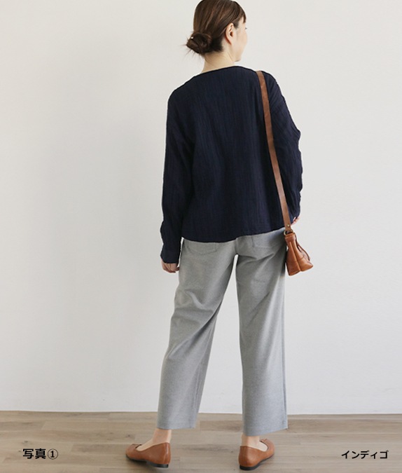 【SALE20%OFF】ダブルガーゼインディゴジャケット