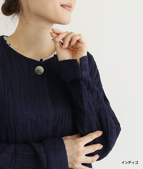 【SALE20%OFF】ダブルガーゼインディゴジャケット