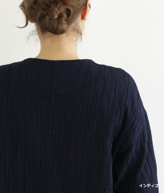 【SALE20%OFF】ダブルガーゼインディゴジャケット