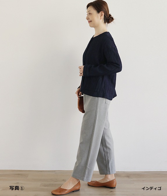 【SALE20%OFF】ダブルガーゼインディゴジャケット