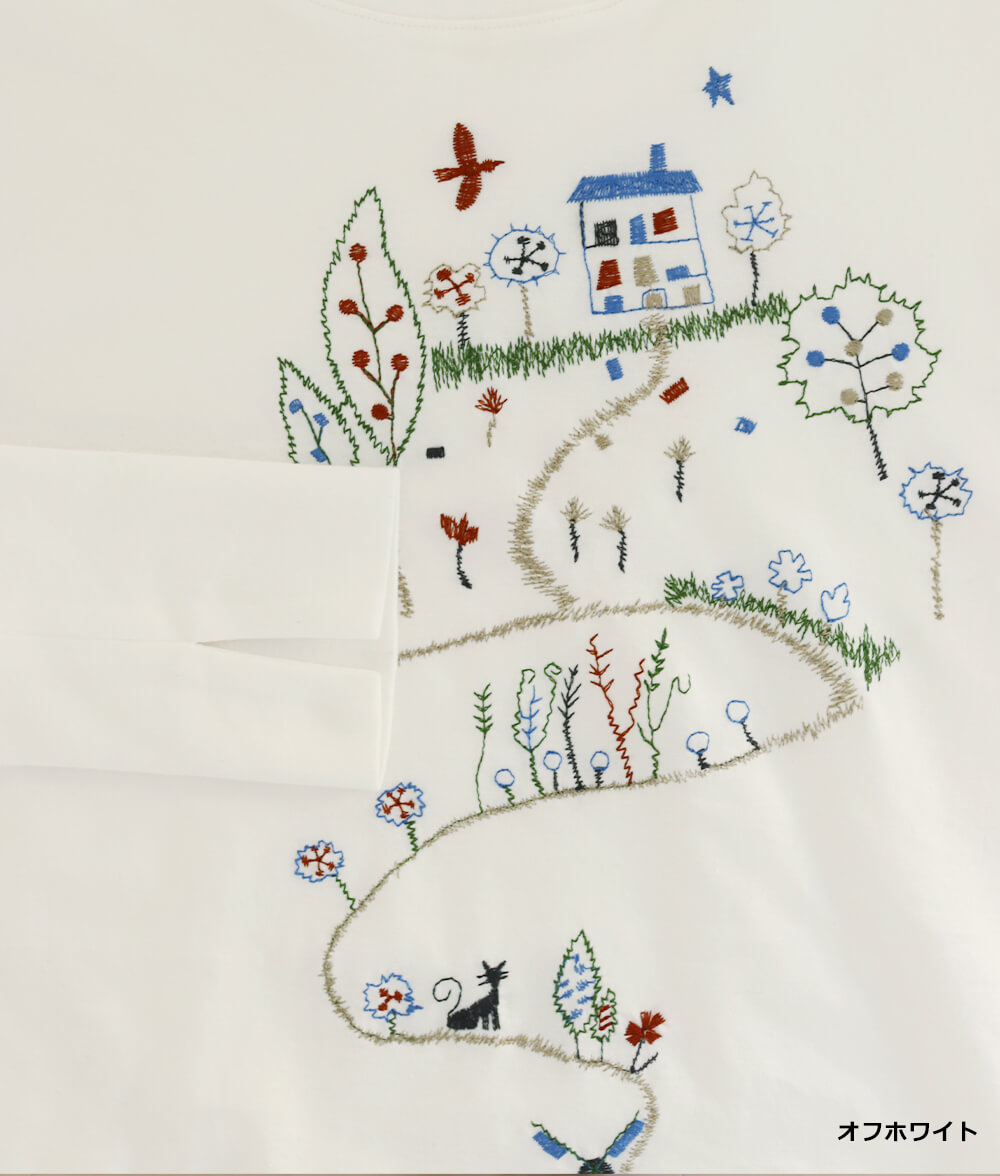 ねこのさんぽみちプルオーバー