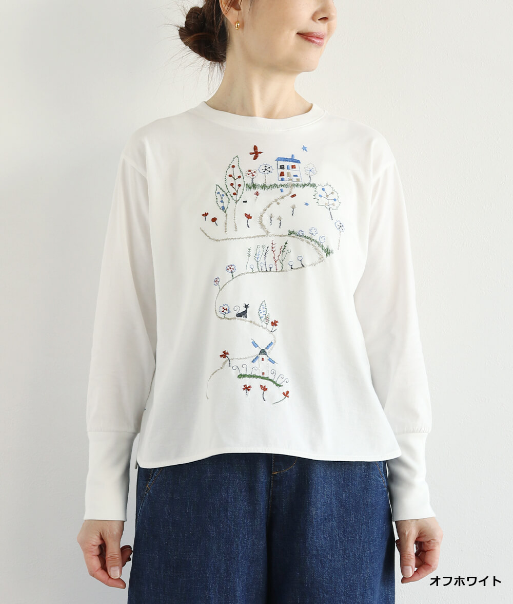 ねこのさんぽみちプルオーバー