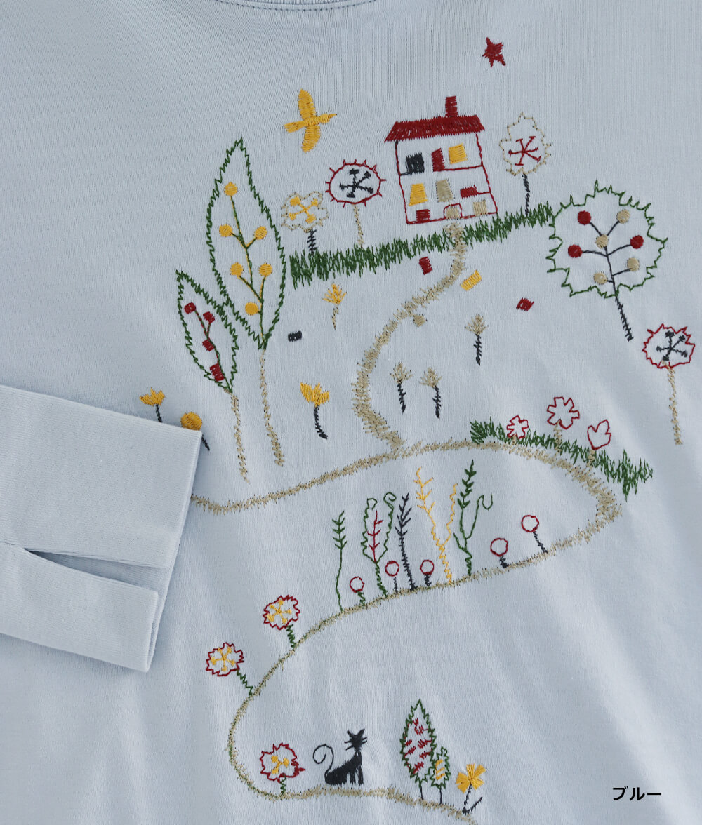 ねこのさんぽみちプルオーバー