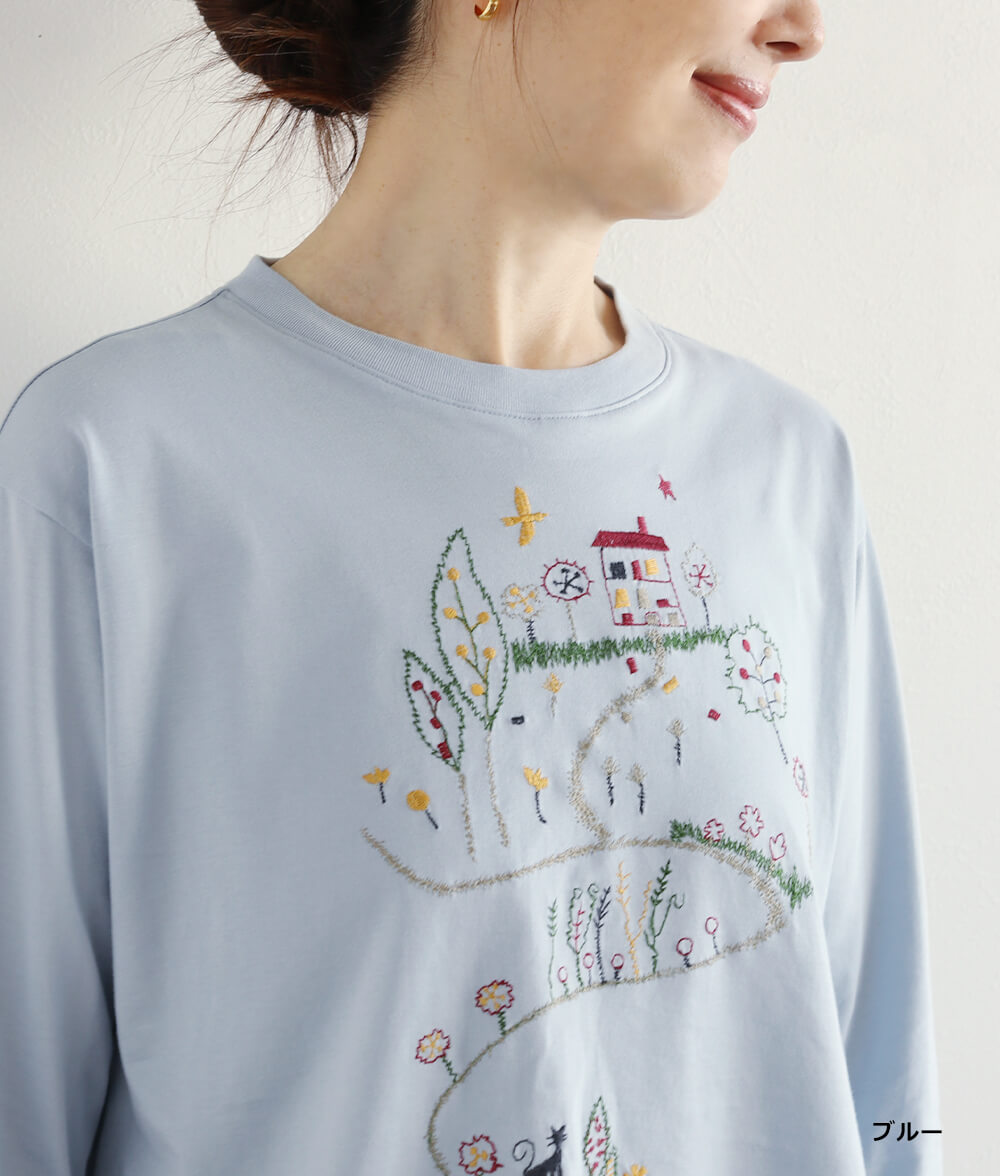 ねこのさんぽみちプルオーバー