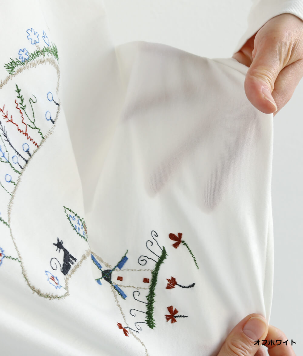 ねこのさんぽみちプルオーバー