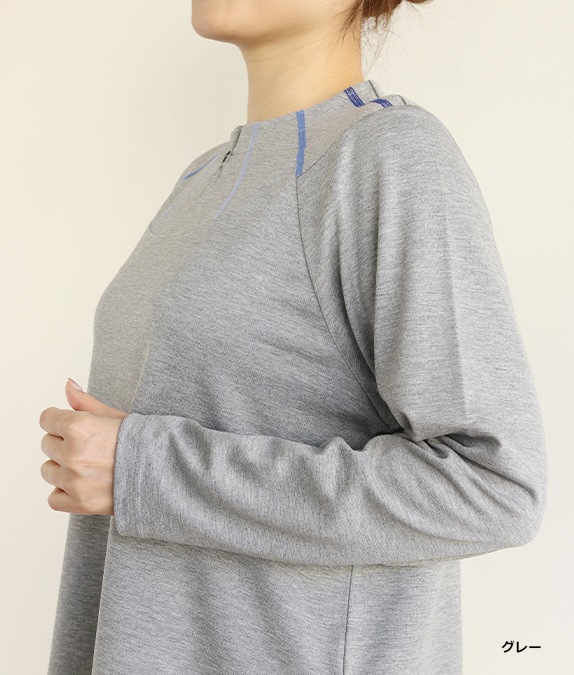 【SALE50%OFF】配色ステッチプルオーバー