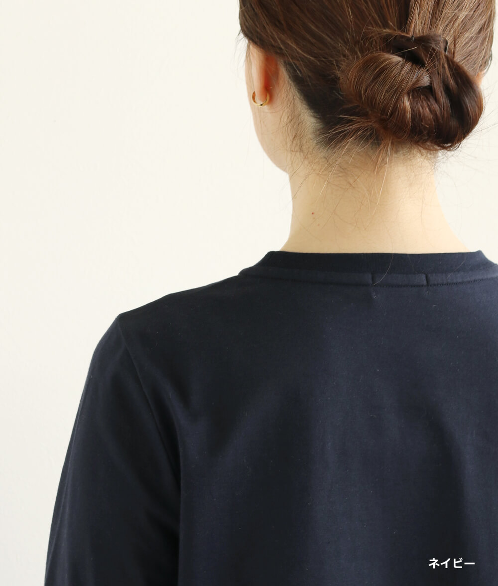 異素材合わせプルオーバー